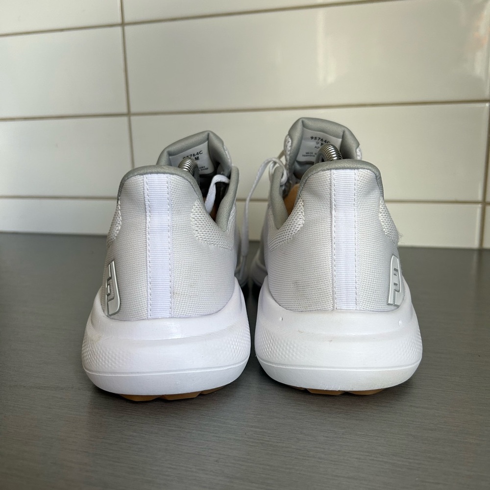 Footjoy FJ Flex Spikeless Golf White Athletic Sneakers - Picture 3 of 7